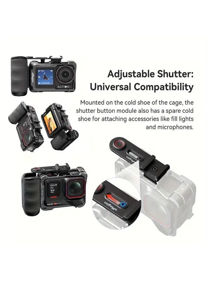 Photography Handle Grip For Insta360 X5 X4 Ace Pro 2 GoPro Hero 13 12 DJI Osmo Action 5 Pro 4 3 Accessories Color List - Image 2